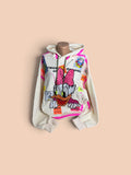 Hanorac Oversized Disney Daisy Duck – White & Pink